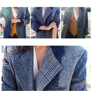 😮 Oversized Mixed Print Blazer